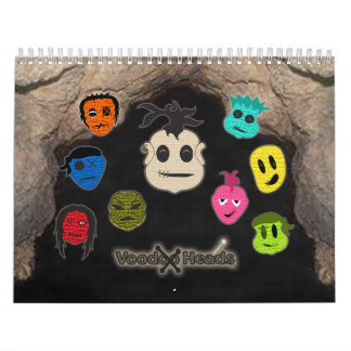 Calendário Cabeças Voodoo ~ Caverna
