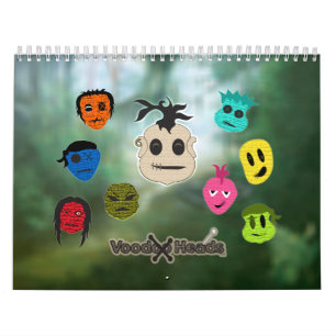 Calendário Cabeças Voodoo ~ Pântano