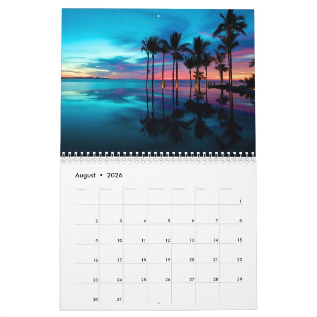 Calendário Cabo San Lucas Calendar (Ago 2026)
