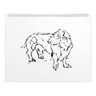 Calendário Cachorro Dachshund Fofo – 2027