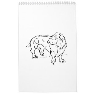 Calendário Cachorro Dachshund Fofo – 2027