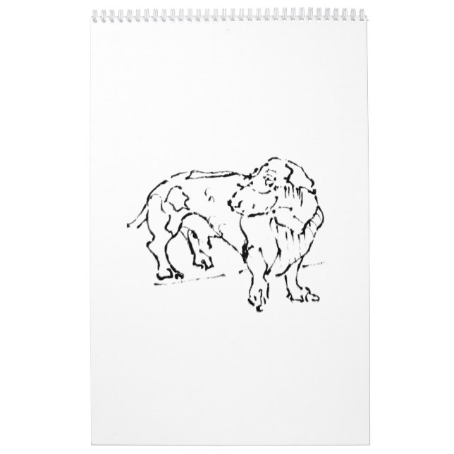 Calendário Cachorro Dachshund Fofo – 2027 (Capa)