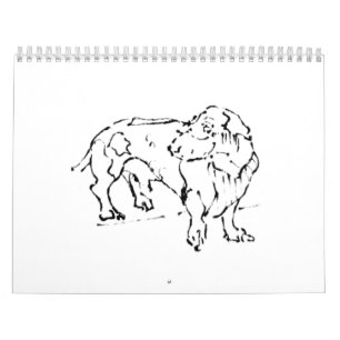 Calendário Cachorro Dachshund Fofo – 2027