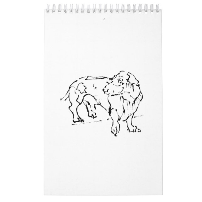 Calendário Cachorro Dachshund Fofo – 2027 (Capa)