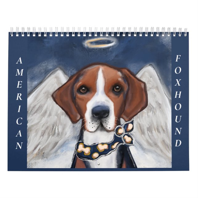 Calendário Cachorro-de-caça-americano (Capa)