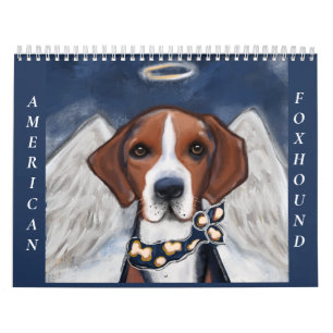 Calendário Cachorro-de-caça-americano