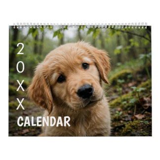 Calendário Cachorro fofo minimalista moderno
