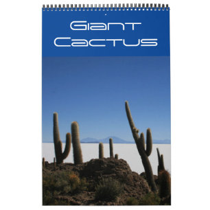Calendário cacto gigante bolívia