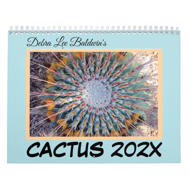 Calendário Cactus 202X de Debra Lee Baldwin (Capa)