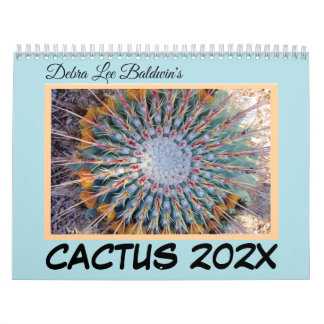 Calendário Cactus 202X de Debra Lee Baldwin