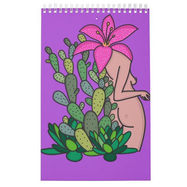 Calendário Cactus Girl (Capa)