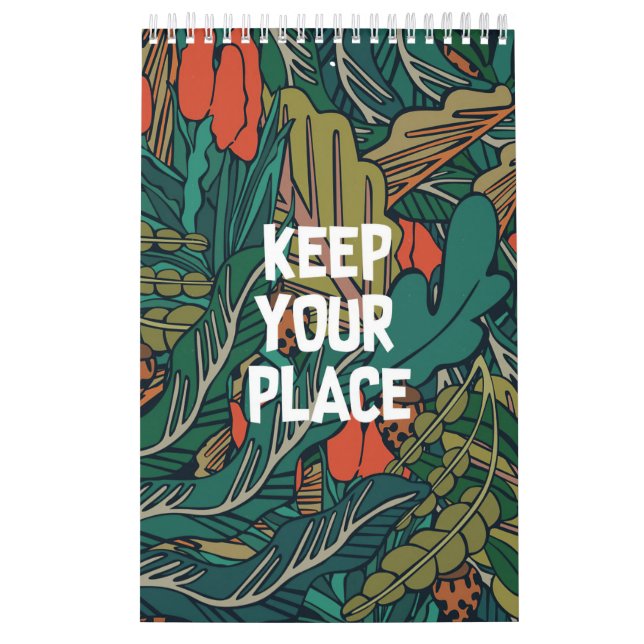 Calendário Cactus Mantenha Seu Lugar (Capa)