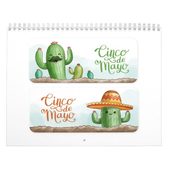 Calendário Cactus Mayo (Capa)