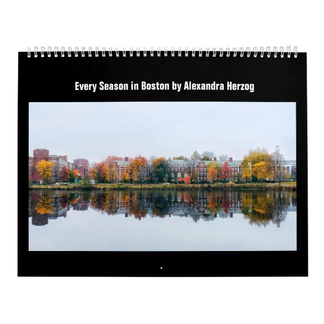 Calendário Cada estação em Boston (Capa)