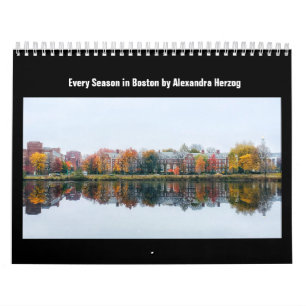 Calendário Cada estação em Boston