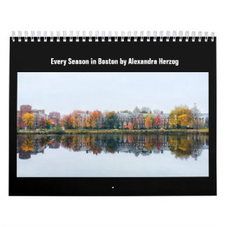 Calendário Cada estação em Boston