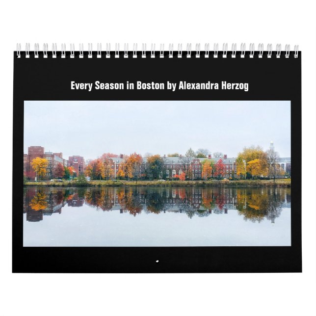 Calendário Cada estação em Boston (Capa)