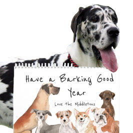 Calendário Cães Amam Cota de Brincadeira