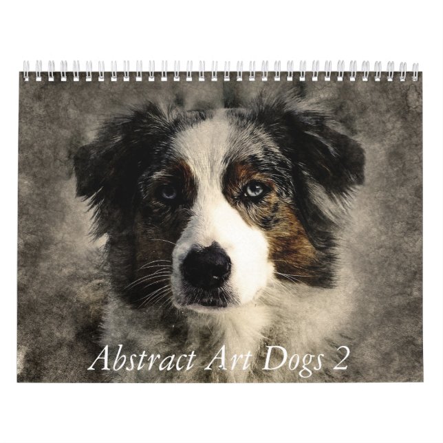 Calendário Cães de Arte Abstrato 2 (Capa)