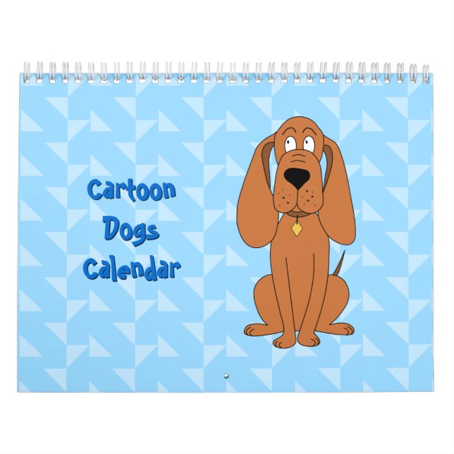 Calendário Cães de Cartoon Cute 2022 (Capa)