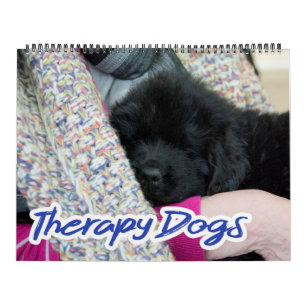 Calendário Cães de Terapia Recém-Terapêutica de Notta Bear