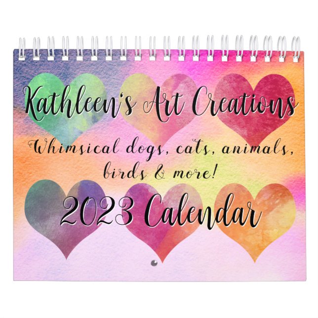 Calendário Cães, Gatos, Animais, Aves Pequenas (Capa)