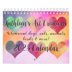 Calendário Cães, Gatos, Animais, Aves Pequenas
