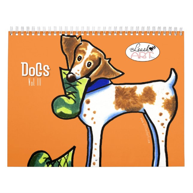Calendário Cães por Off-Leash Art Vol 3 (Capa)