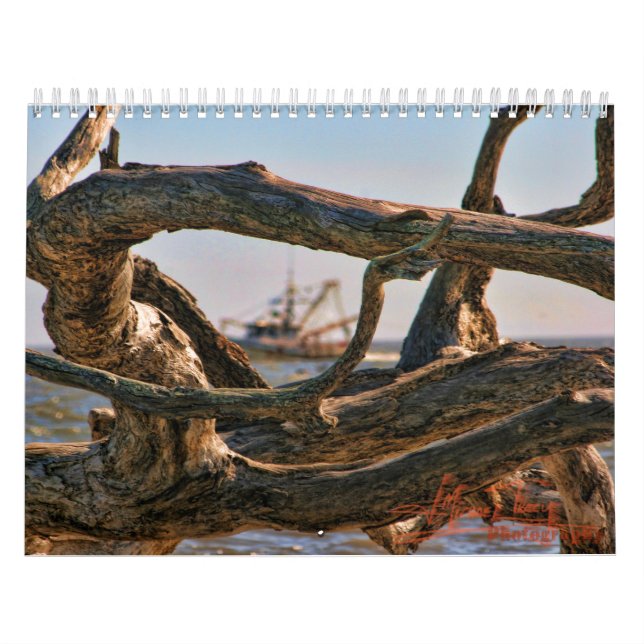 Calendário Calander da praia da madeira lançada costa (Capa)