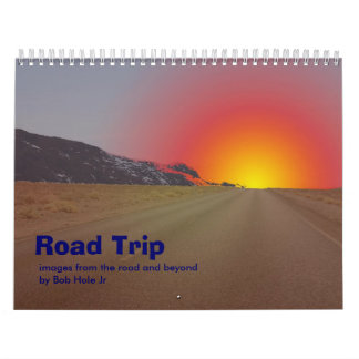 Calendário Cale da viagem por estrada