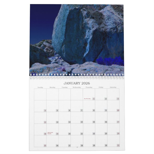 Calendário Cale da viagem por estrada (Jan 2026)