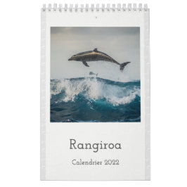 Calendário Calendar 2022 RANGIROA 