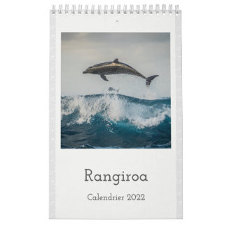 Calendário Calendar 2022 RANGIROA 