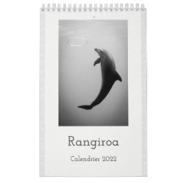 Calendário Calendar 2022 RANGIROA BW