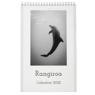 Calendário Calendar 2022 RANGIROA BW