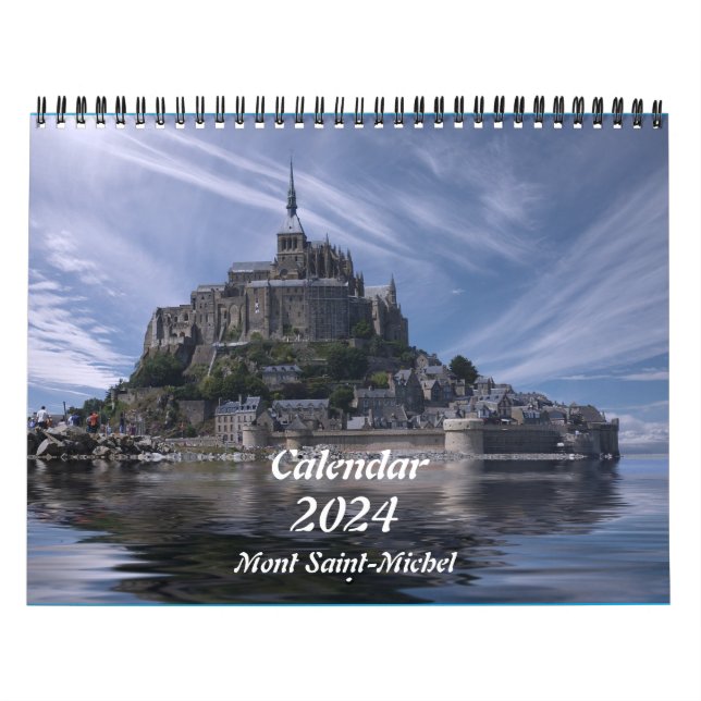Calendário Calendar 2024 Mont Saint-Michel (Capa)
