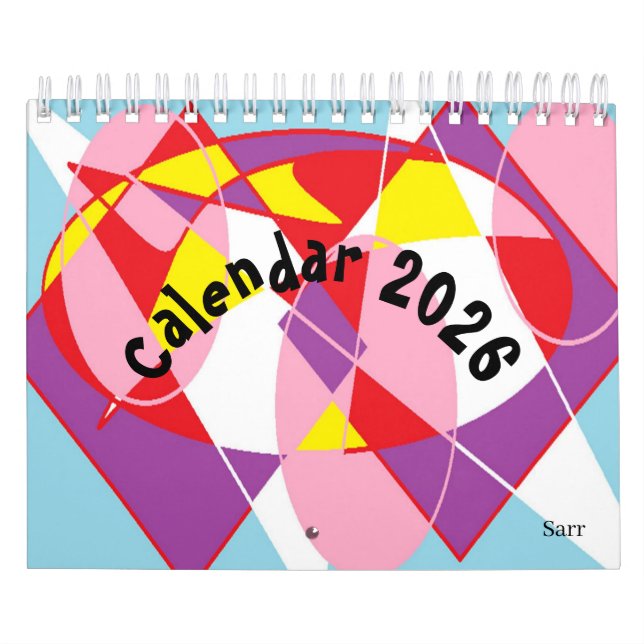 Calendário Calendar :2026 (Capa)