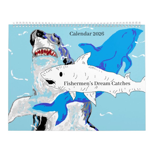 Calendário Calendar 2026 Fishermen's Dream Catches  (Capa)