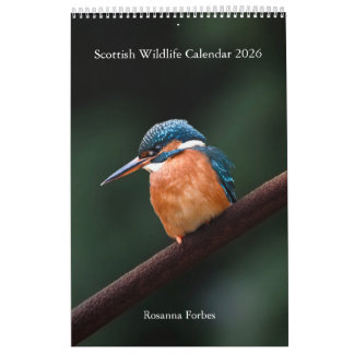 Calendário Calendar 2026 Scottish Wildlife