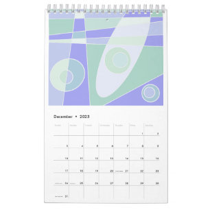 Calendário Calendar Abstrato Surfing 2023