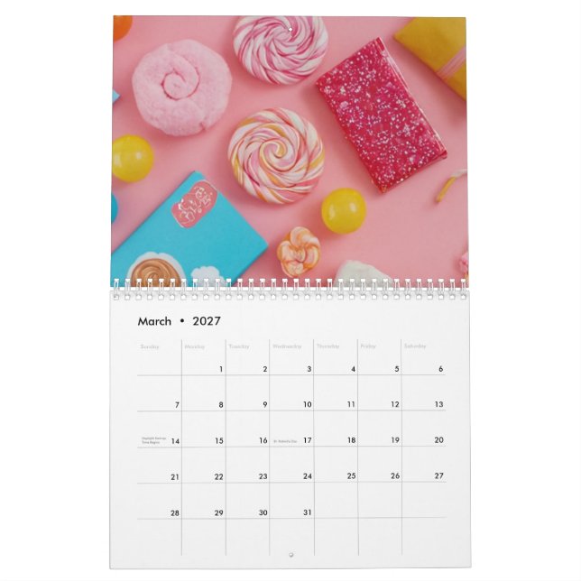 Calendário Calendar Candy  (Mar 2027)