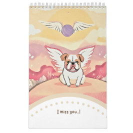 Calendário Calendar cute bulldog