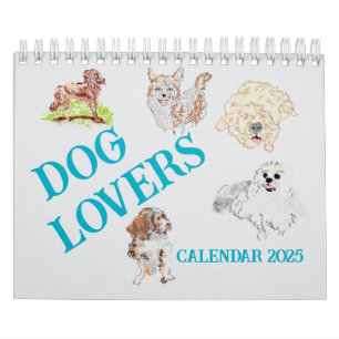 Calendário Calendar Dog Lovers 2025
