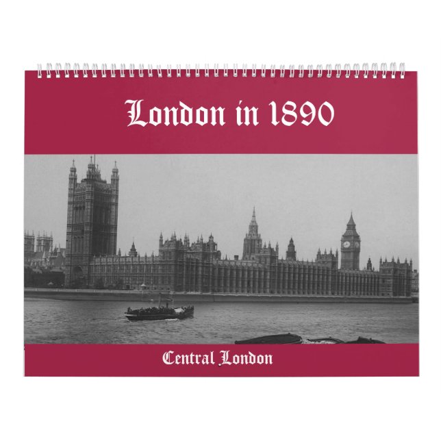 Calendário Calendar London 1890 (Capa)