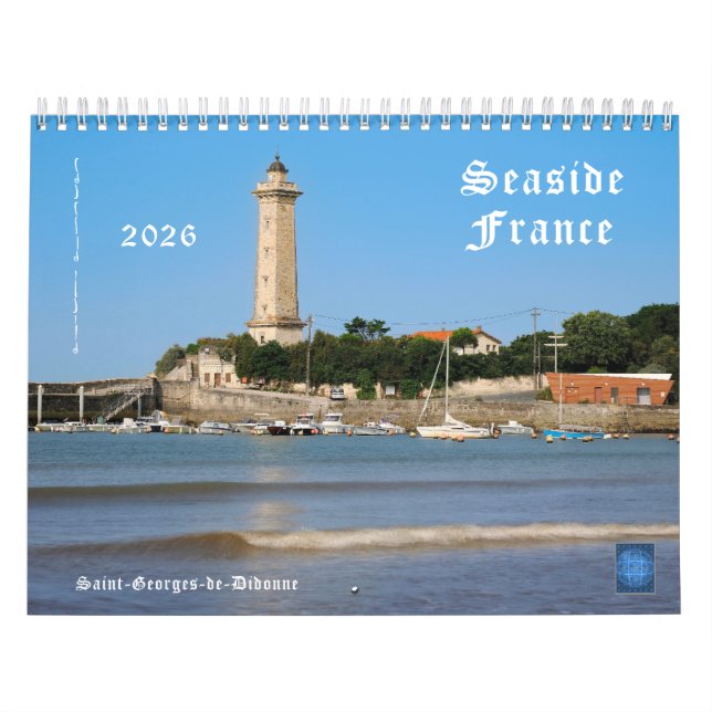 Calendário Calendar of seaside of France (Capa)