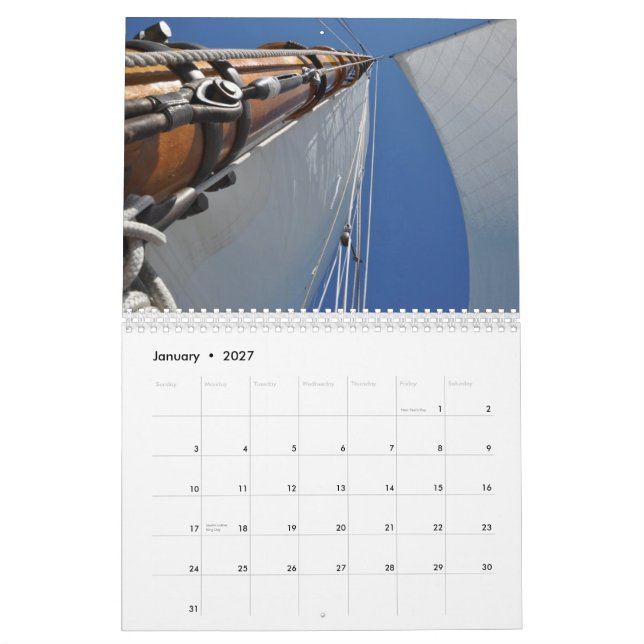 Calendário Calendar os clássicos que competem, fotografia (Jan 2027)