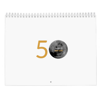 Calendário Calendar para aniversário de Apollo 11 o 50th