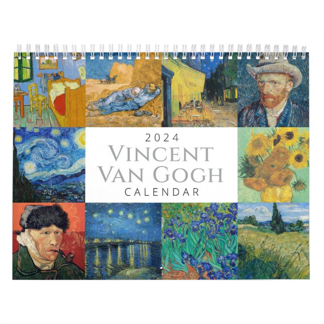 Calendário Calendar Vincent Van Gogh 2024 (Capa)
