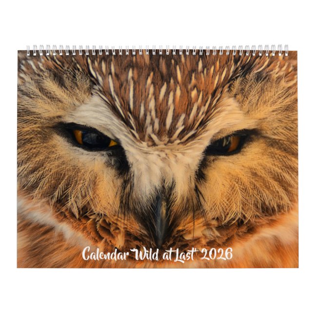 Calendário Calendar 'Wild at Last' 2026 (Capa)