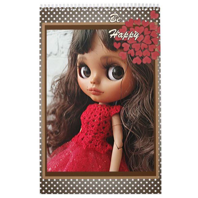 Calendário Calendário, boneca, para garota, bebê, diversão, b (Capa)